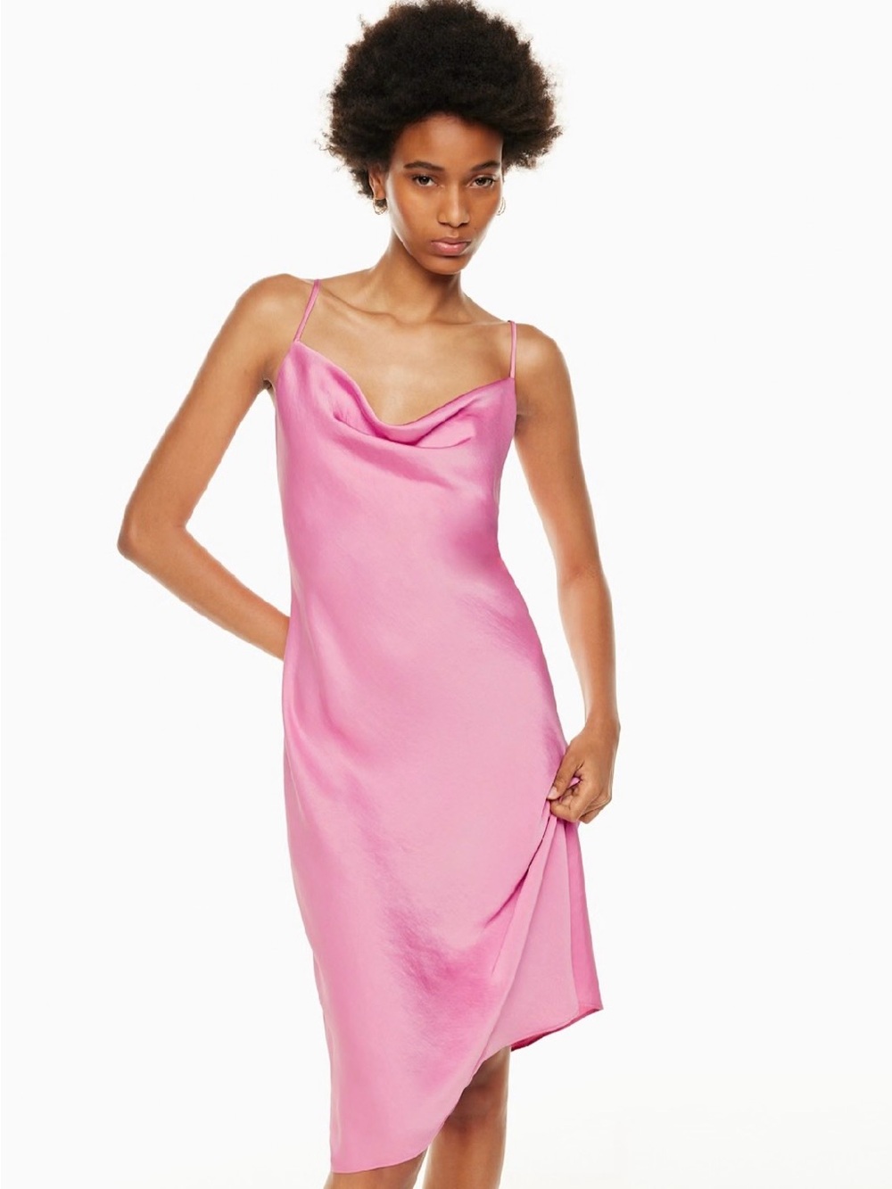 Wilfred
Only Satin Cowineck Slip Dress